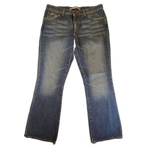 Mavi Jeans Womens 30 Boot Cut Mid Rise Medium Wash‎ Fade Denim Stretch Molly EUC